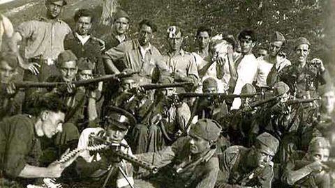 Guerrilleros de la federaci�n de Asturias y Le�n