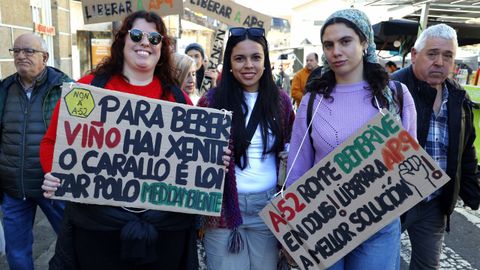 Protestas en la feria por el nuevo vial