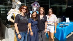 La alcaldesa de A Coru�a, In�s Rey, acudi� a la fiesta que organizaron los Kilomberos de Monte Alto para celebrar el 35.� aniversario de la agrupaci�n