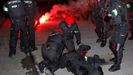 Violentos enfrentamientos entre aficiones en las inmediaciones de San Mam�s