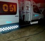La ambulancia afectada es la asistencial de Mar�n.