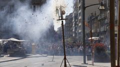 Quema de las madamitas en el san L�zaro de Ourense.