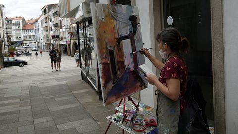 Concurso de pintura al aire libre en Noia 2021