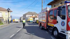 El accidente mortal ha tenido lugar a la altura de O Vilar, en To�n