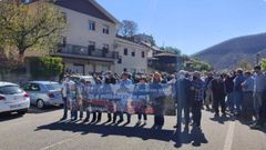 Manifestaci�n por la navegabilidad del embalse de Tanes
