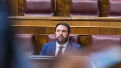 El diputado de Bildu, Jon I�arritu, en el Congreso de los Diputados