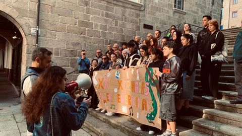 La jornada comenzó con la lectura de un manifiesto