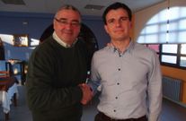 Alfredo Ca�izo, con Marcos Ord��ez, quien ir� en la lista de AIM.