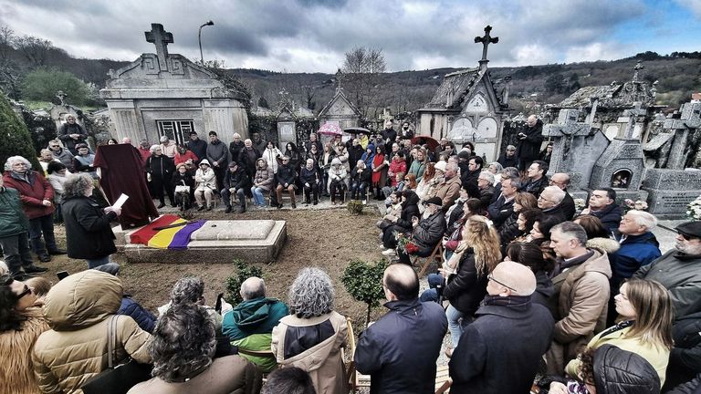 Homenaje a las vctimas de la dictadura en Celanova