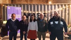 Presentacin de los candidatos de Podemos en la provincia de Ourense.