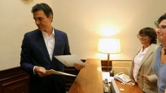 S�nchez hace efectiva su renuncia en el Registro del Congreso