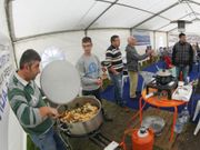 La flota del cerco pas� la Navidad acampada en Santiago. 
