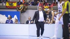 Epi, en el partido del Obradoiro en Burgos.