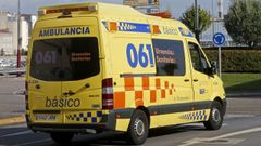 El 061 intervino tras el accidente de Vilaboa para atender a los heridos