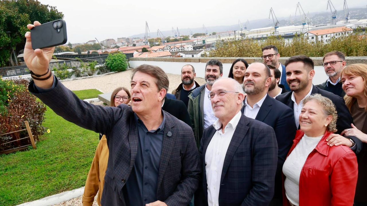 Besteiro en Ferrol: «Apostamos por unha reindustrialización clara»