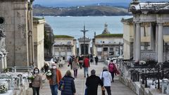 Cementerio de San Amaro, en A Coru�a.