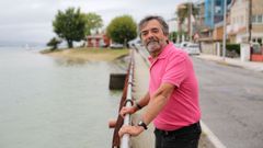 Rafael Lago, retratado este viernes en Vilanova de Arousa, donde veranea desde ni�o