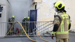 Imagen de archivo de una intervenci&oacute;n de los bomberos de Santiago en Vite