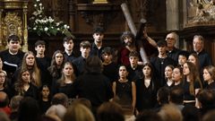 <span lang= gl >Concerto do coro do Conservatorio na igrexa das concepcionistas de Viveiro</span>