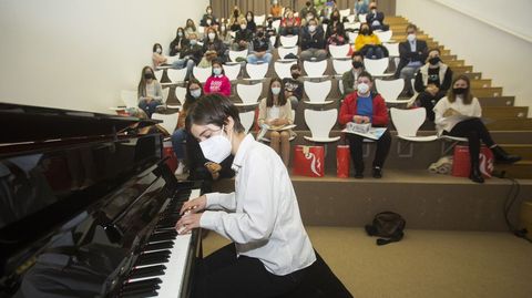 Alba Martnez, alumna do Conservatorio