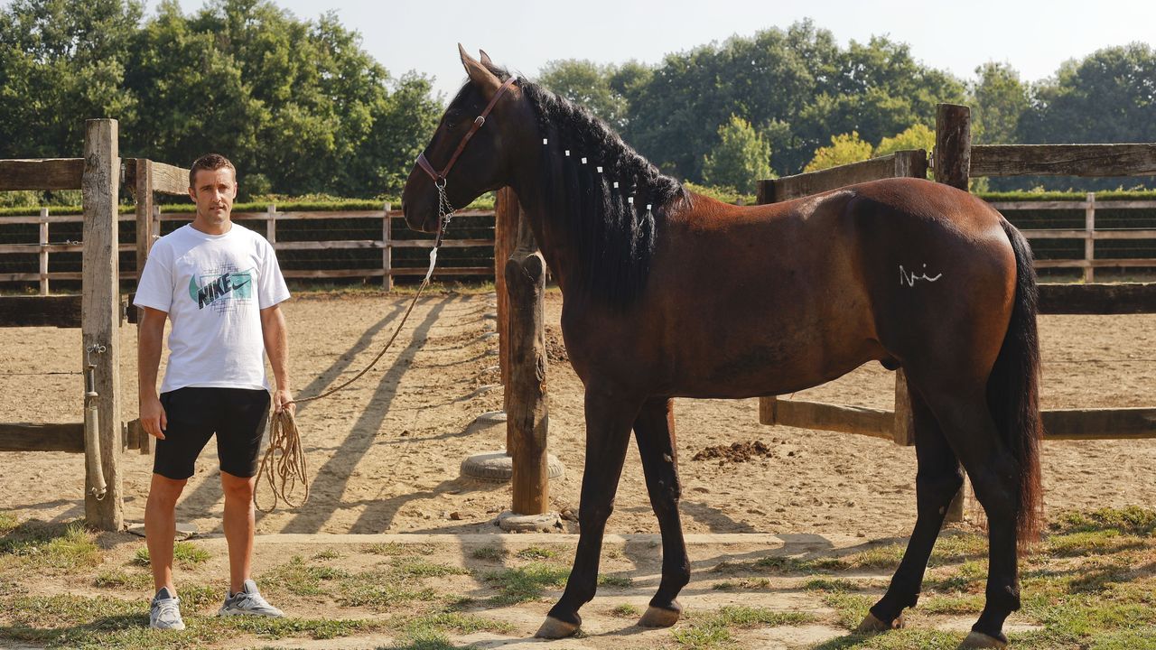 Fernando Seoane, exjugador del Lugo y criador de caballos: «Estar cos animais é o paraíso»