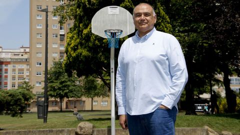 Julio Flores, esta semana en A Coru�a.