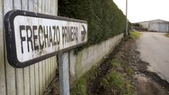 Imagen de archivo del indicador de un pueblo gallego, en O Pino