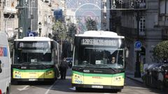 Imagen de archivo de la huelga indefinida de Vitrasa, que arranc� el 25 de noviembre