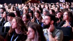 Asistentes al congreso de ayer en Santiago