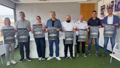Representantes de todos los clubes de Boiro participaron en la presentaci�n del torneo.