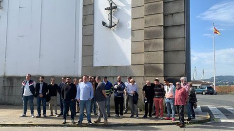 Acto de presentaci�n del homenaje, este viernes en Navantia Ferrol