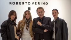 Roberto Verino, en la presentaci�n de su nueva colecci�n con Nati Alc�ntara, Bea Gonz�lez y Mia Dapena
