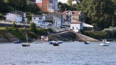 Vista de parte del n�cleo tradicional de As Xubias