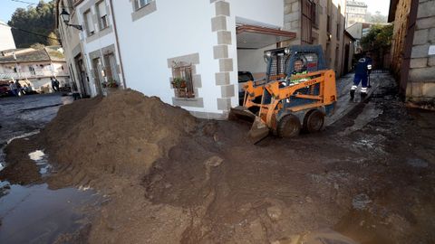 Las consecuencias de la tromba de agua en Viveiro