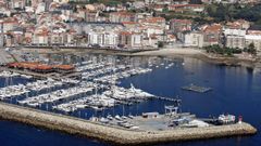 Imagen a�rea del ayuntamiento de Sanxenxo