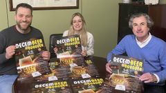 El alcalde y la concejala de Comercio con el presidente del ACIA en la presentacin de la iniciativa