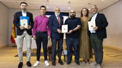 Otero, Insua, Pardo de Guevara, Canosa, Rodr�guez e Garc�a, na presentaci�n.