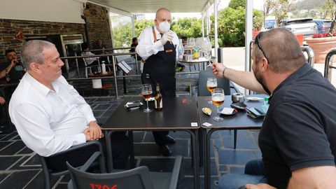 Restaurante Louzao de Viveiro, uno de los muchos establecimientos hosteleros donde han reforzado la proteccin contra el coronavirus