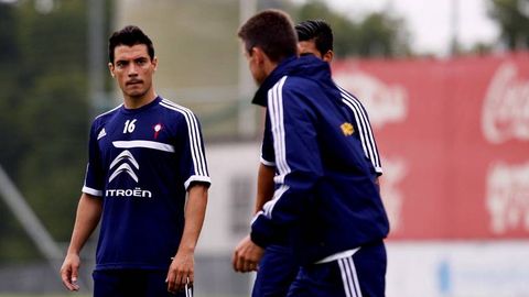 Bellvs, en el entrenamiento de hoy