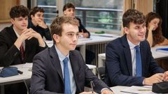 Alumnado del CSHG durante una clase del pasado curso