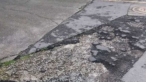 Desperfectos en el pavimento