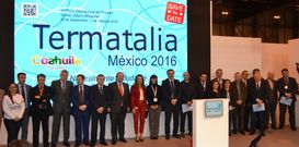 Ourense y M�xico compartieron protagonismo en la presentaci�n de Termatalia en Fitur. 