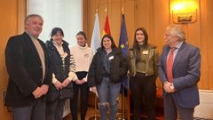 Cuatro alumnas de Derecho en Ourense iniciaron pr�cticas en la Subdelegaci�n del Gobierno en la ciudad.