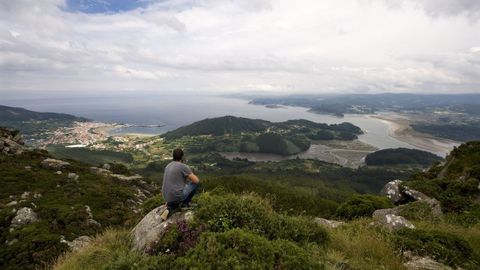 Vistas desde el mirador de Miranda, en Cariño