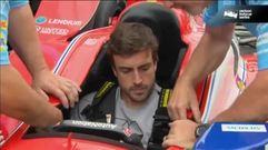 Fernando Alonso realiza su primera toma de contacto con la Indy Car