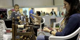 En la feria habr� talleres de hilado tradicional, encaje, malla, frivolit� y costura creativa. 