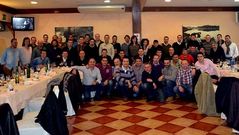 M�s de cincuenta personas participaron en la despedida.