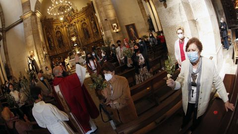 Bendici�n de ramos en Ribeira