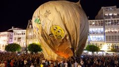 El lanzamiento del Globo de Betanzos en el 2015