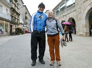 Manuel Cruces y Ceferino Gonz�lez son los dos corredores m�s veteranos de la San Silvestre. 